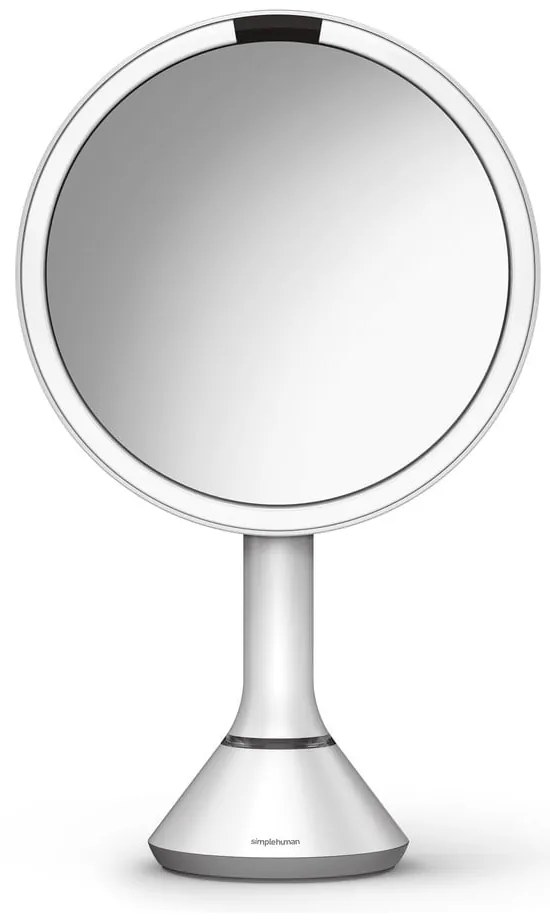 Козметично огледало със светлина/увеличително (5x) ø 20 cm Sensor – simplehuman