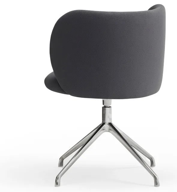 Тъмносив тапициран трапезен стол Mogi – Teulat