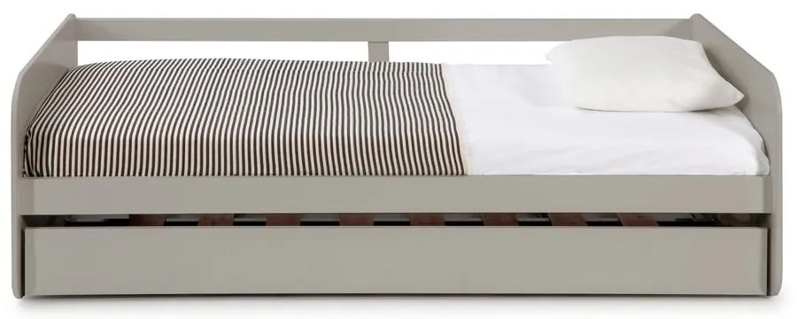 Сиво детско легло с разтегателно легло , 90 x 190 cm Redona - Marckeric