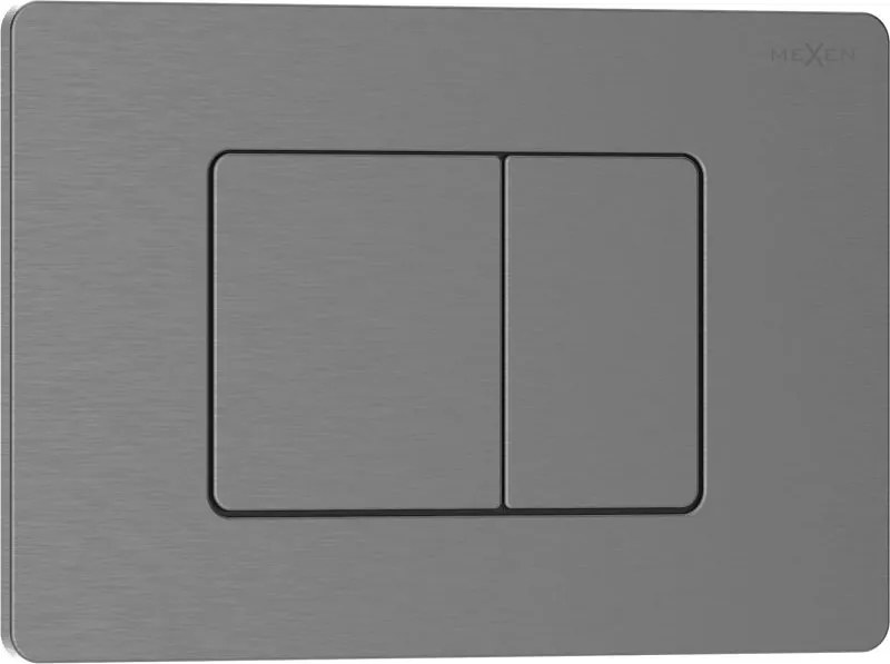 Mexen Tex 05 бутон за промиване неръждаема стомана, четкано оръжие сиво - 6105-12