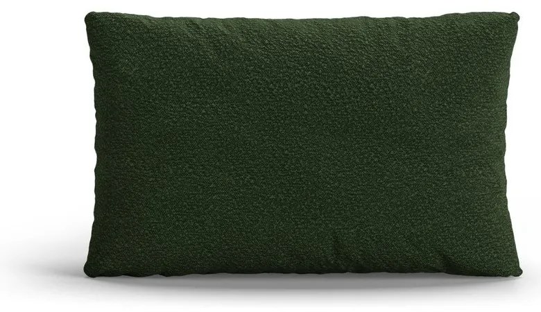 Зелена възглавница за диван от букле Poppy – Micadoni