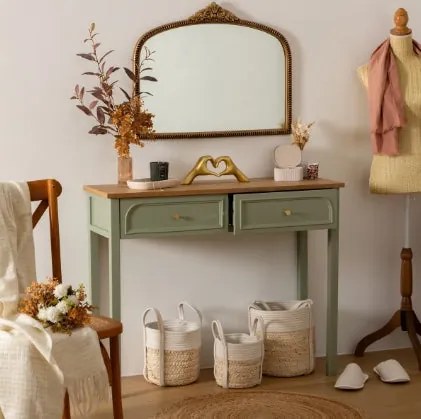 Конзолна маса atmosphera Mohea, 100 cm, MDF, Зелен