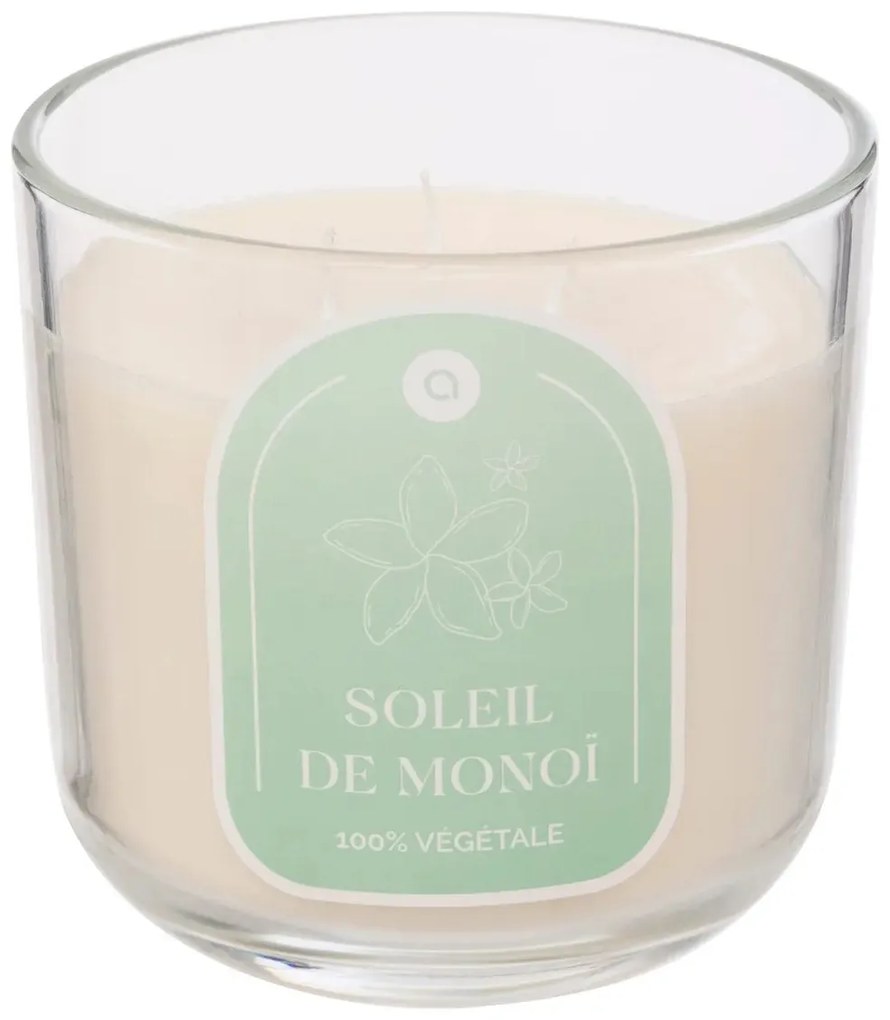 Ароматна свещ atmosphera Floa, Стъкло, 610 g - Monoi
