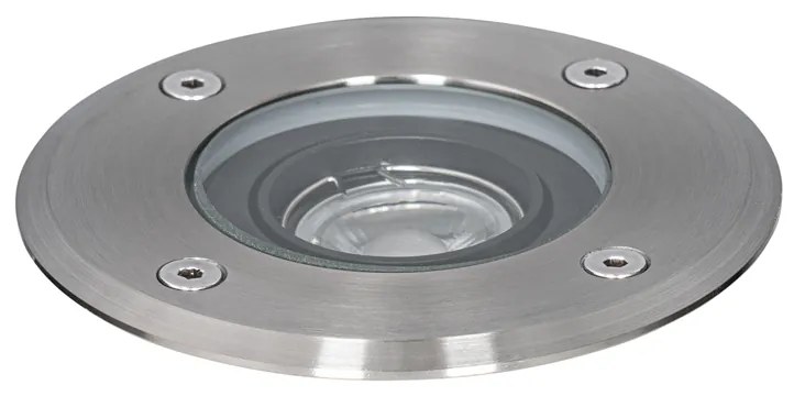 Модерен външен прожектор за земя стомана 35 мм регулируем IP65 - Delux