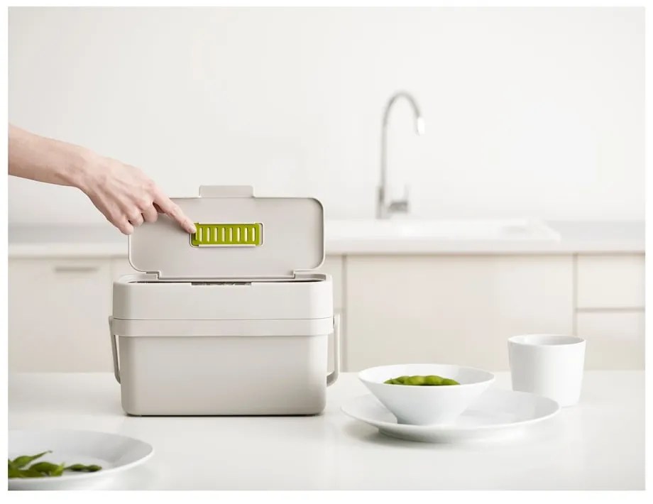 Бял контейнер за компостируеми отпадъци 4 L Compo - Joseph Joseph