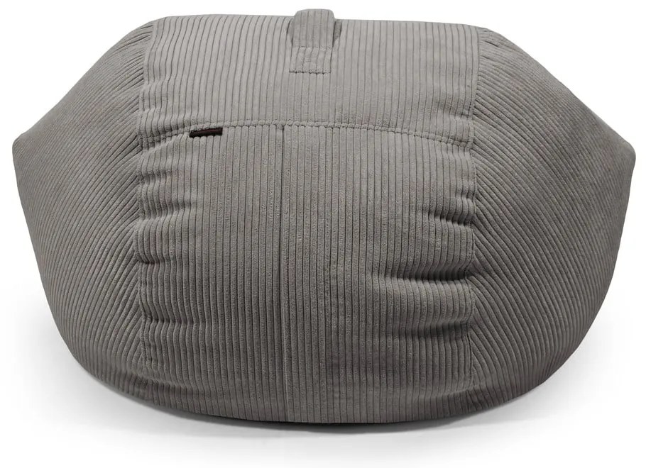 Тъмносив пуф от рипсено кадифе Roll 105 – SLOWDOWN