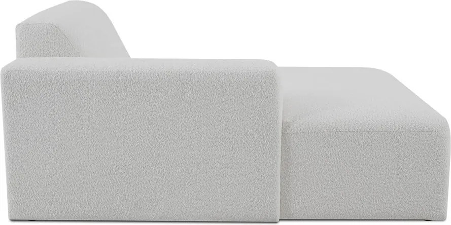 Бял модулен диван от букле (ляв ъгъл) Roxy – Scandic