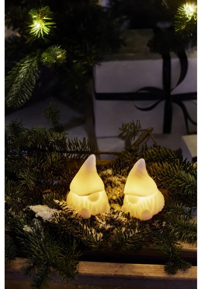 Бели светлинни декорации в комплект 2 бр. на батерии Coco – Sirius