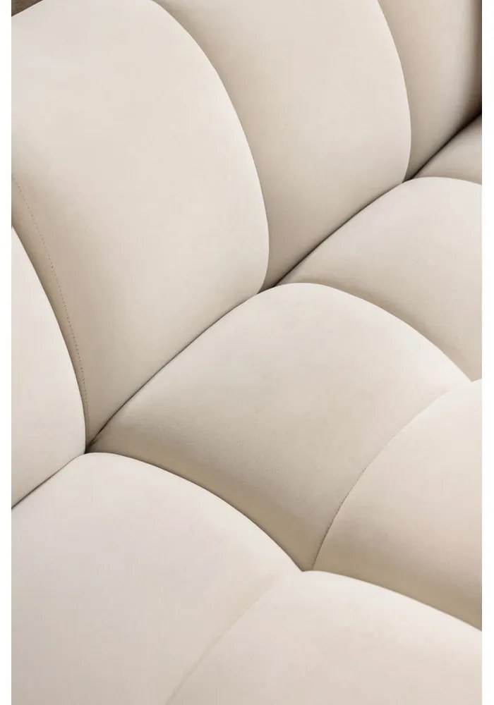 Зелен кадифен диван 225 cm Cube – Bonami Selection