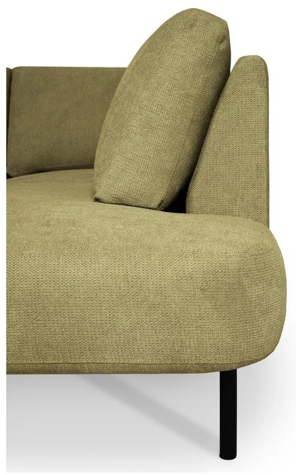 Ъглов диван в цвят горчица (десен ъгъл/"U" форма) Hero – Scandic