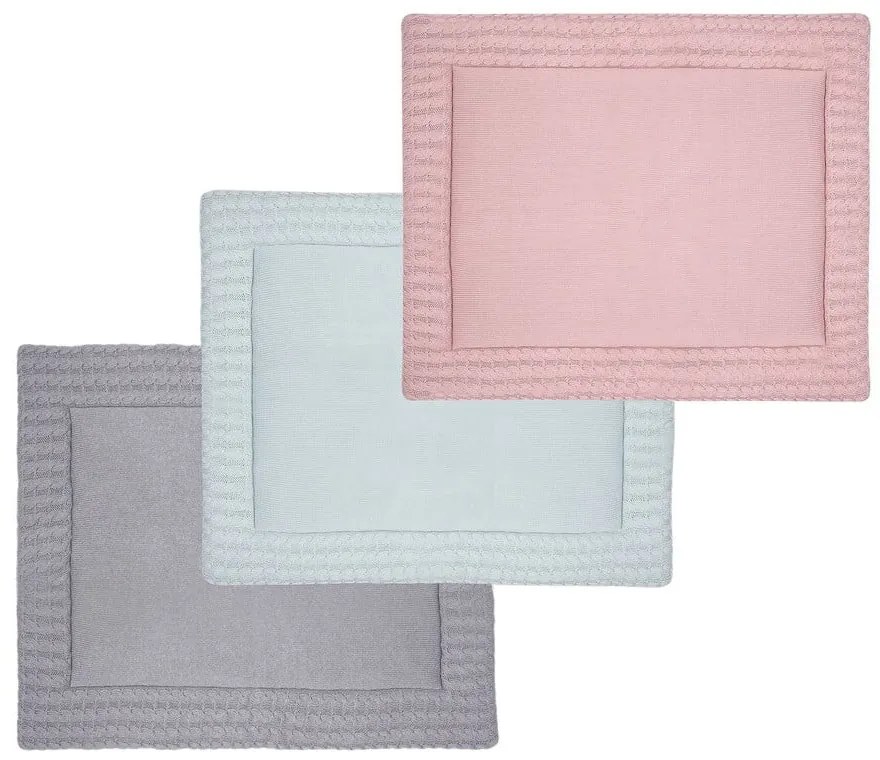 Розово памучно килимче за игра, 70 x 90 cm - Kindsgut