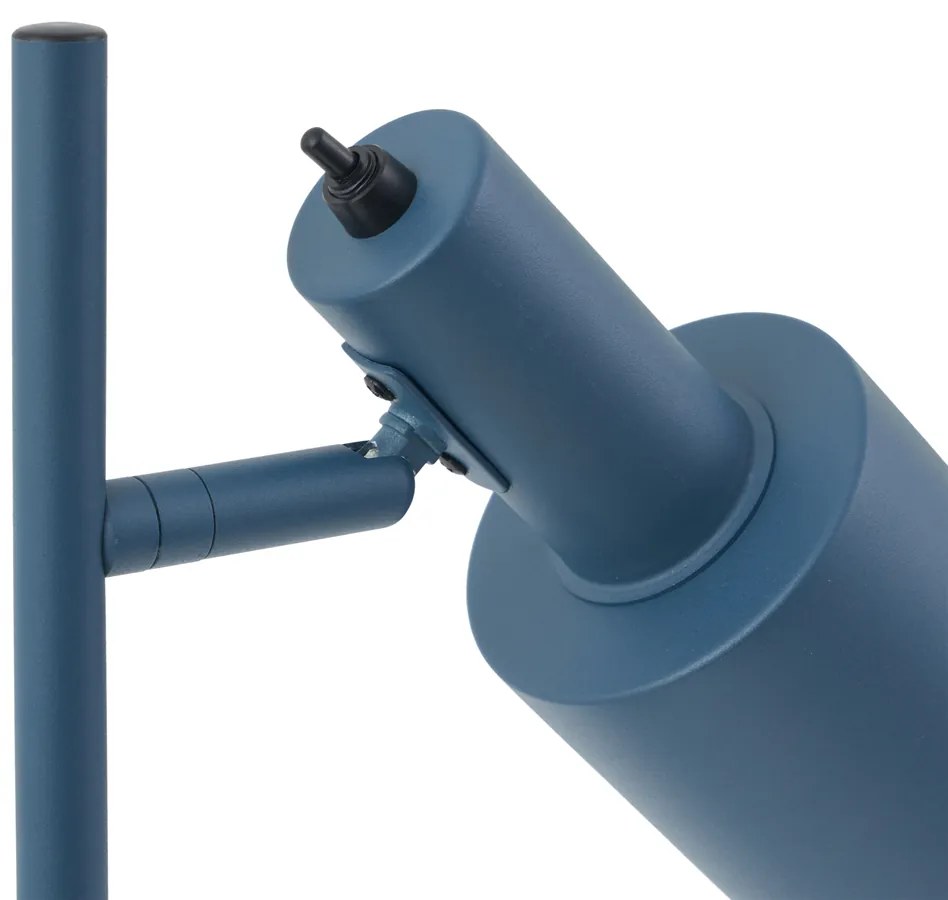 Модерна настолна лампа синя - Stijn