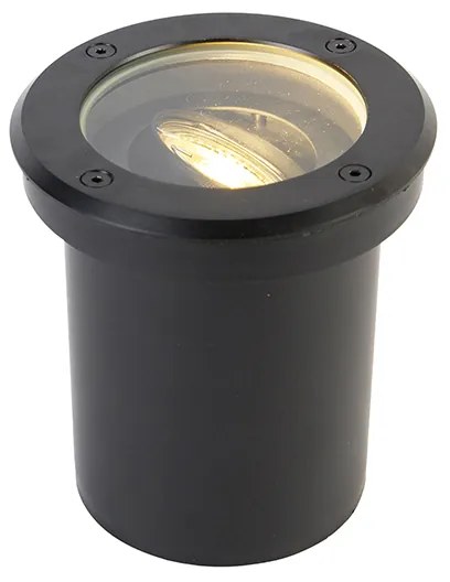 Интелигентен външен градински прожектор черен регулируем с Wi-Fi GU10 - Delux