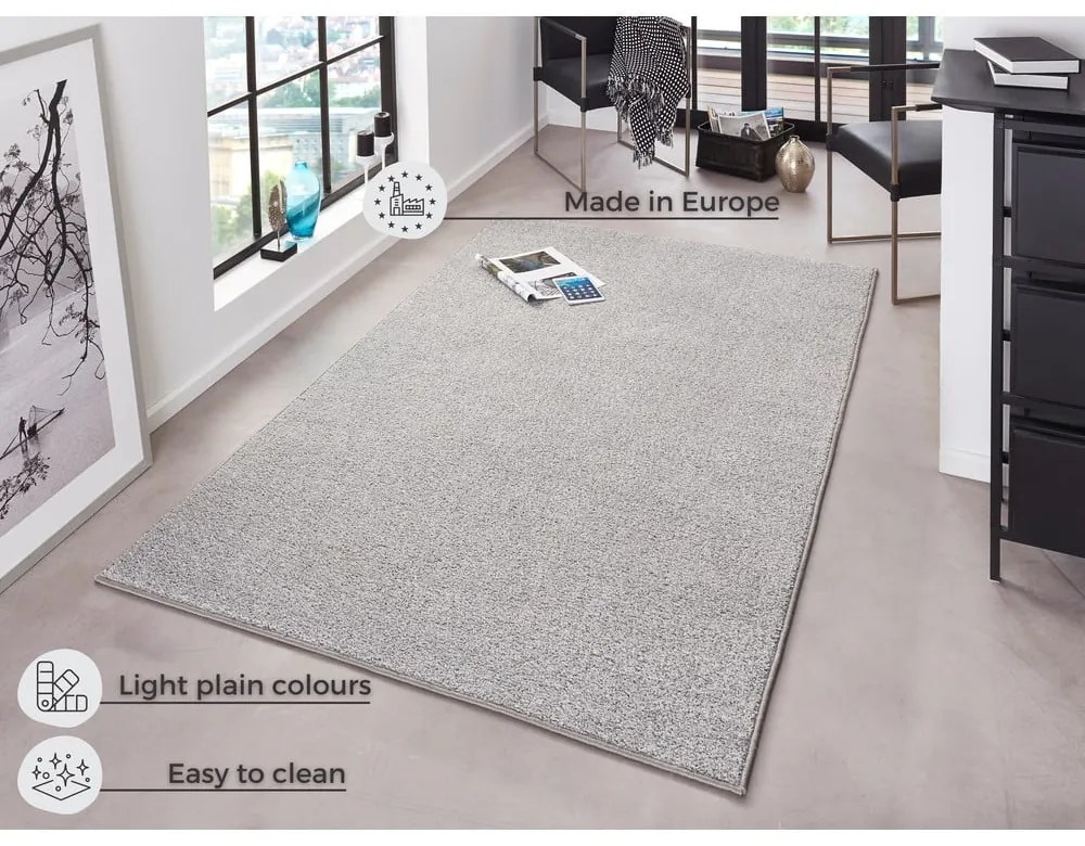 Светлосив килим , 140 x 200 cm Pure - Hanse Home