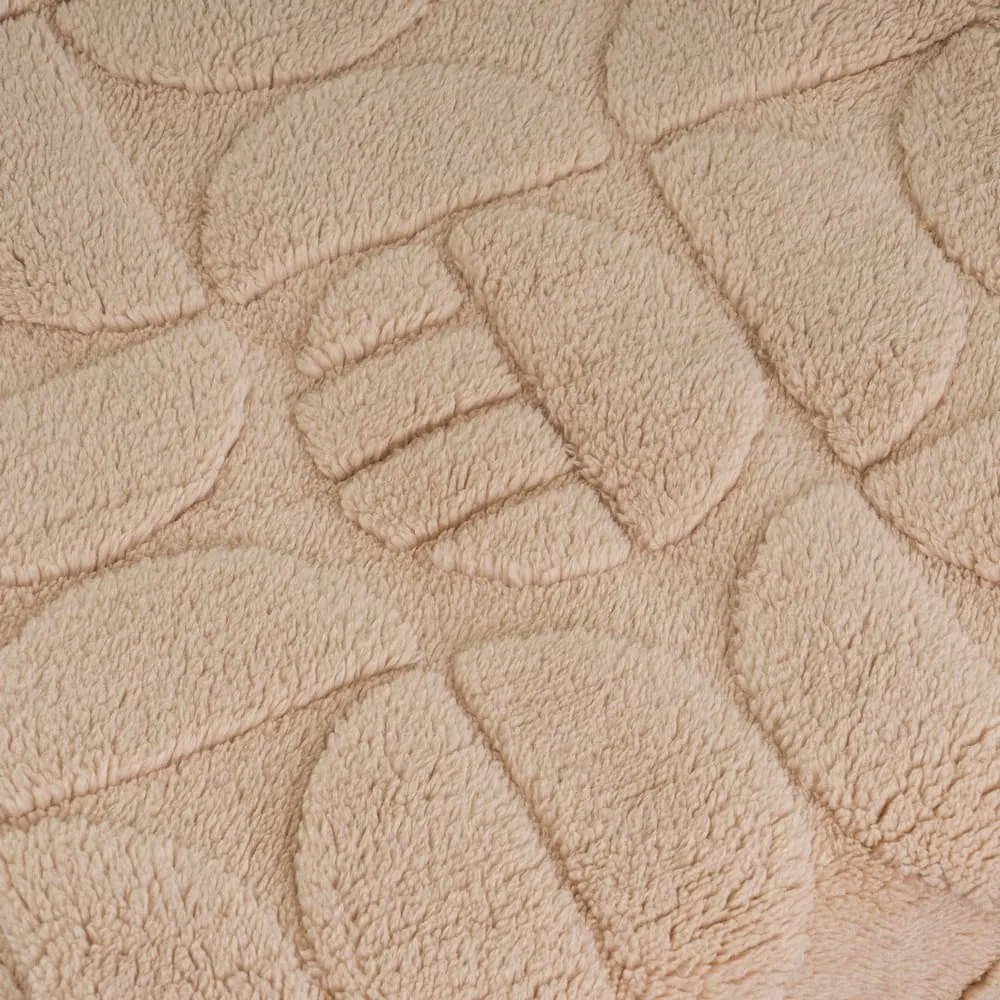 Светлокафяво одеяло от микроплюш 130x160 cm Mid Century – Casa Selección