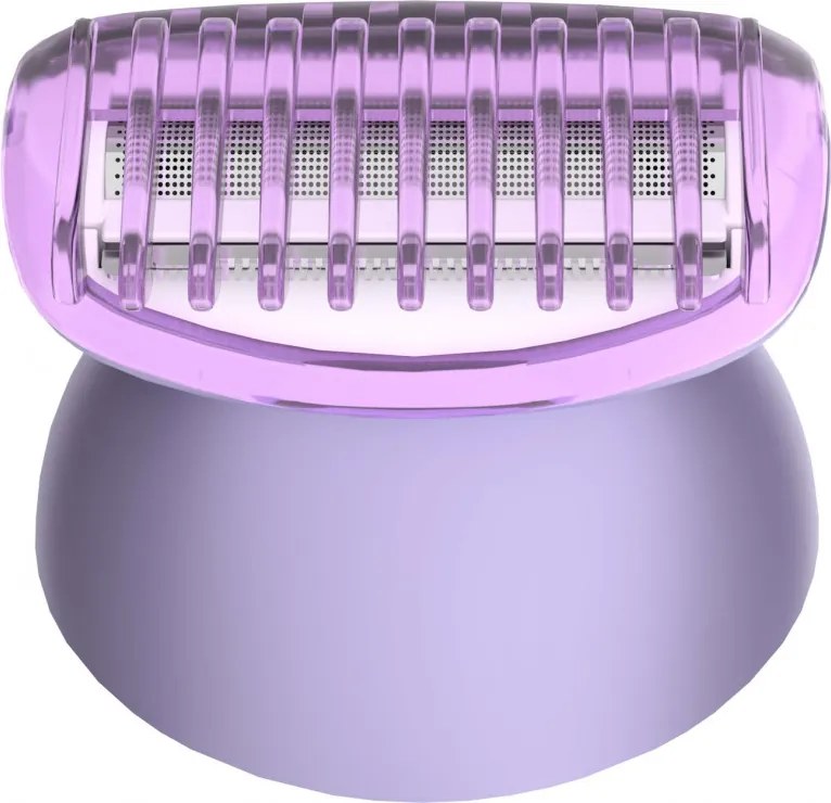 Епилатор Techwood TCO-6007, 2 скорости, LED светлина, Автономност 2 часа, USB-C, IPX7, Бял/Лилав