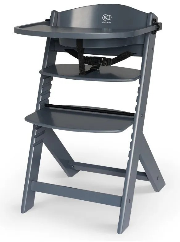KinderKraft - Столче за хранене ENOCK чисто сиво