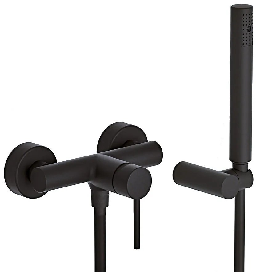 Кран за душ Eurorama Tonda-Черен матова