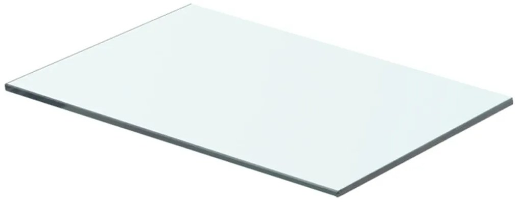 243814 vidaXL Плоча за рафт, прозрачно стъкло, 40 x 20 см