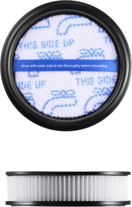 Вертикална прахосмукачка 2в1 Eureka NEC520, 200W, 0.5 л, Автономия 50 мин, Турбо четка, Регулиране на мощността, Миещ се HEPA филтър, Черен