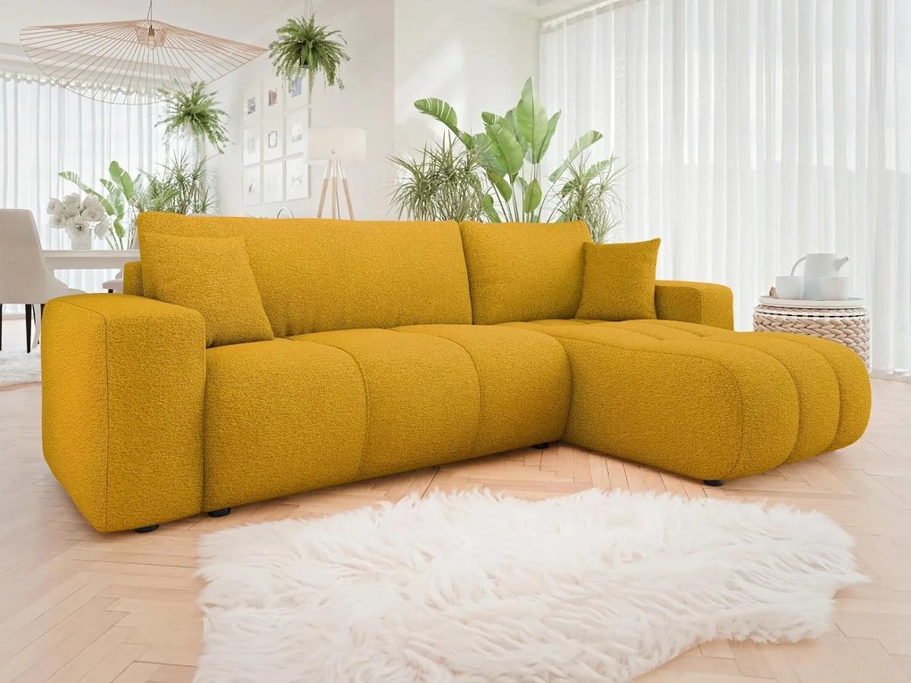 Ъглов диван Furyn-Moustardi