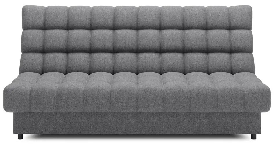 Сив шенилов сгъваем/с място за съхранение диван 197 cm Clareta – ELTAP