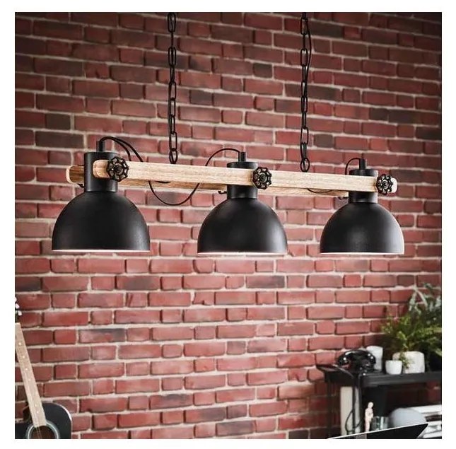 Eglo 43992 - Полилей на верига LUBENHAM 3xE27/28W/230V