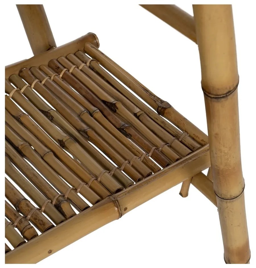 Бамбуков стелаж в естествен цвят 78x165x40 cm Manali – Ixia