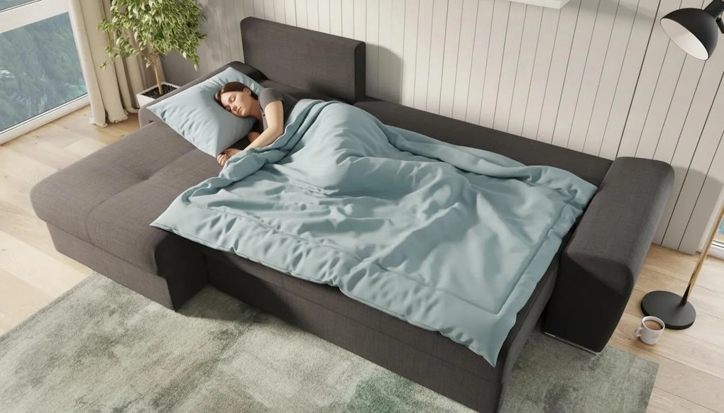 Разтегателен ъглов диван Роли