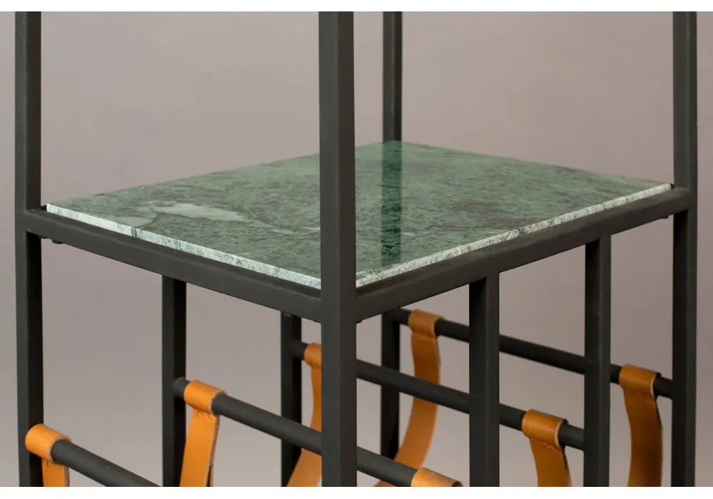 Зелена и черна стойка за вино за 9 бутилки Mil - Dutchbone