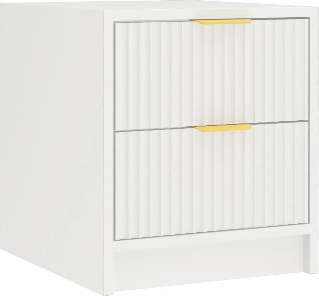 Нощно шкафче Allegro-Бяло