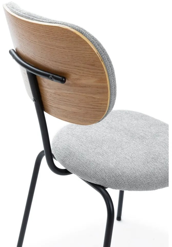 Светлосиви трапезни столове в комплект от 4 бр. Dash – Marckeric