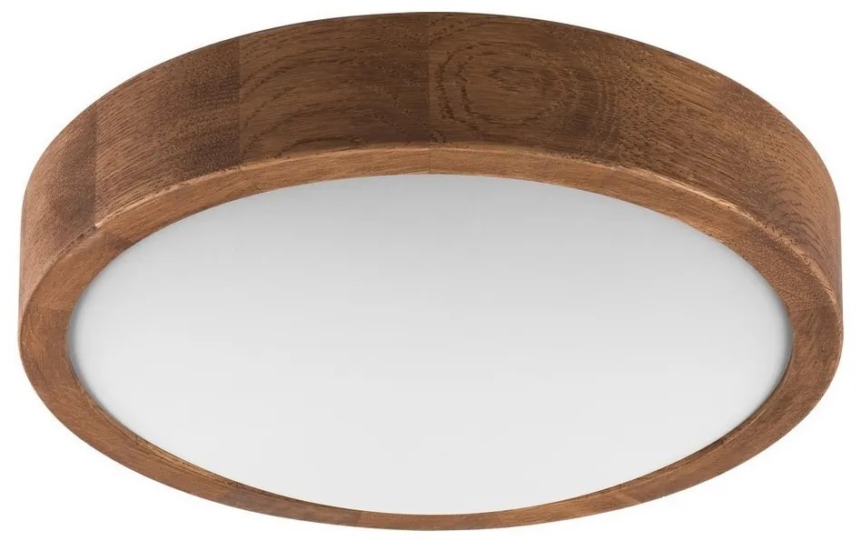 Brilagi - LED Плафониера CARVALHO SLIM 1xE27/60W/230V дъб череша Ø 27 см