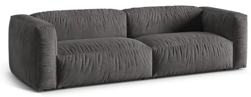 Сив кадифен модулен диван 240 cm Martina – Micadoni