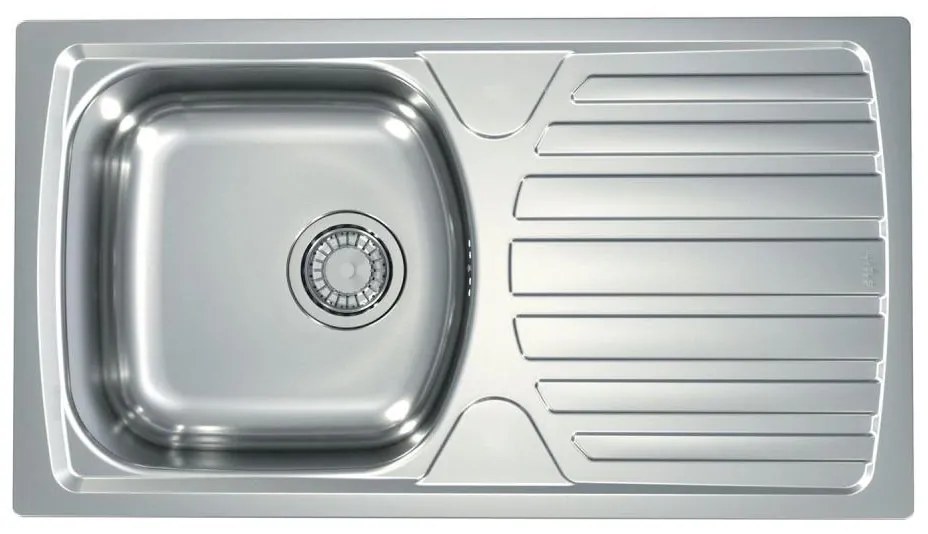 ALVEUS 1136539 - Кухненска мивка BASIC 78x43,5 см матов стомана/сатен, голям отвор