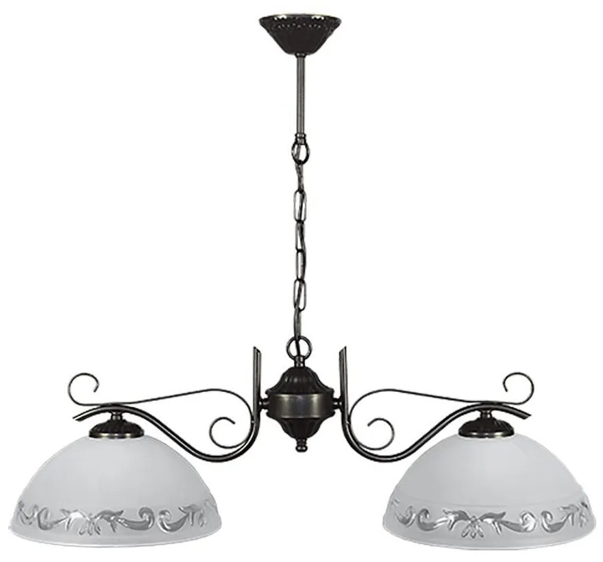 Полилей ДАЛАС, графит, 2xE27