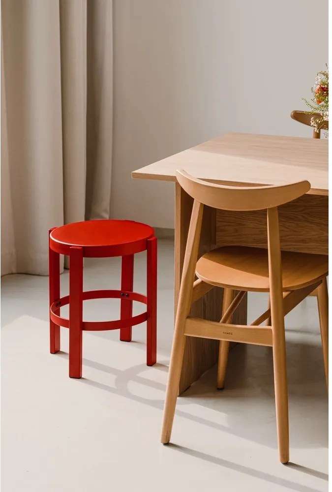 Червен стоманен стол Doon – noo.ma