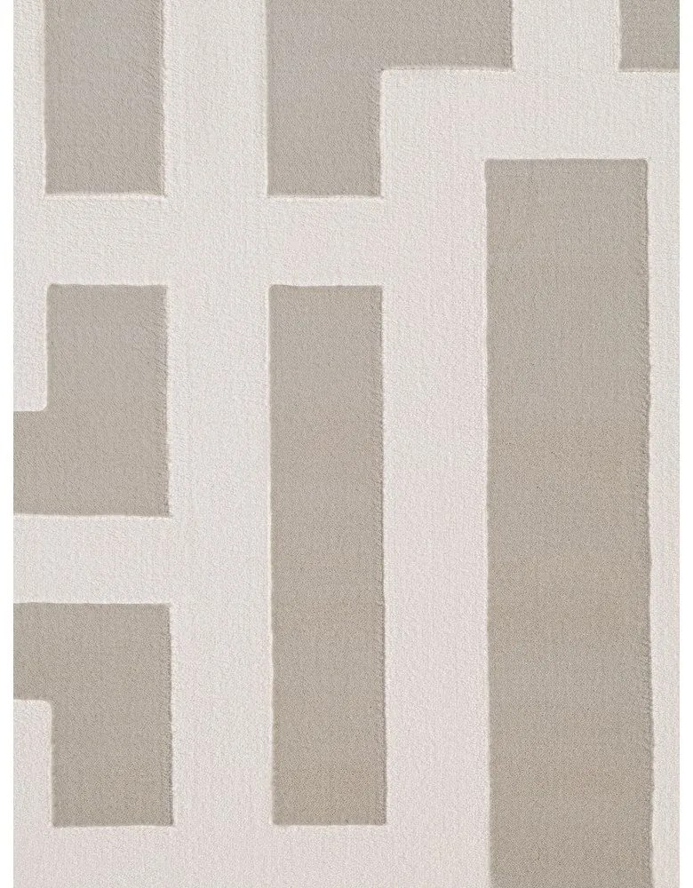 Сив/кремав килим 120x170 cm Perles Onyx – Elle Decoration