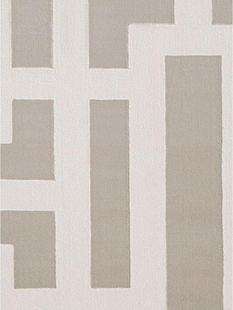 Сиво-кремав килим 160x235 cm Perles Onyx – Elle Decoration