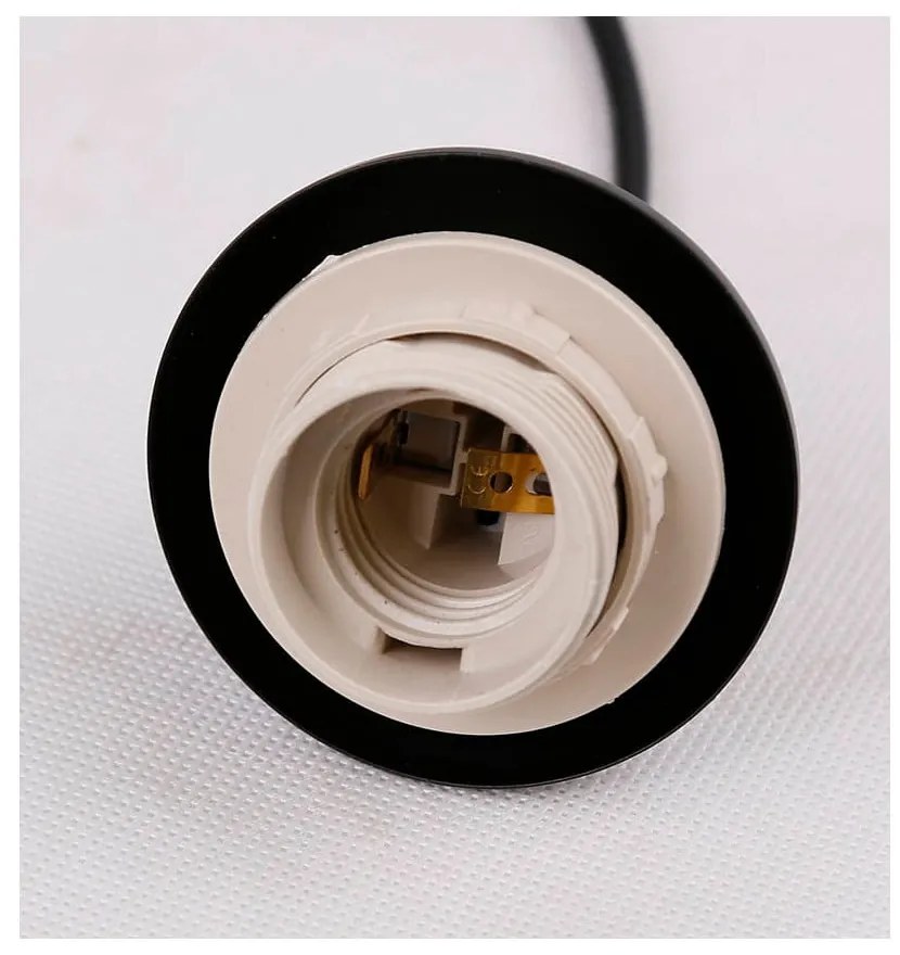 Черно висящо осветително тяло със стъклен абажур Aspa - Candellux Lighting