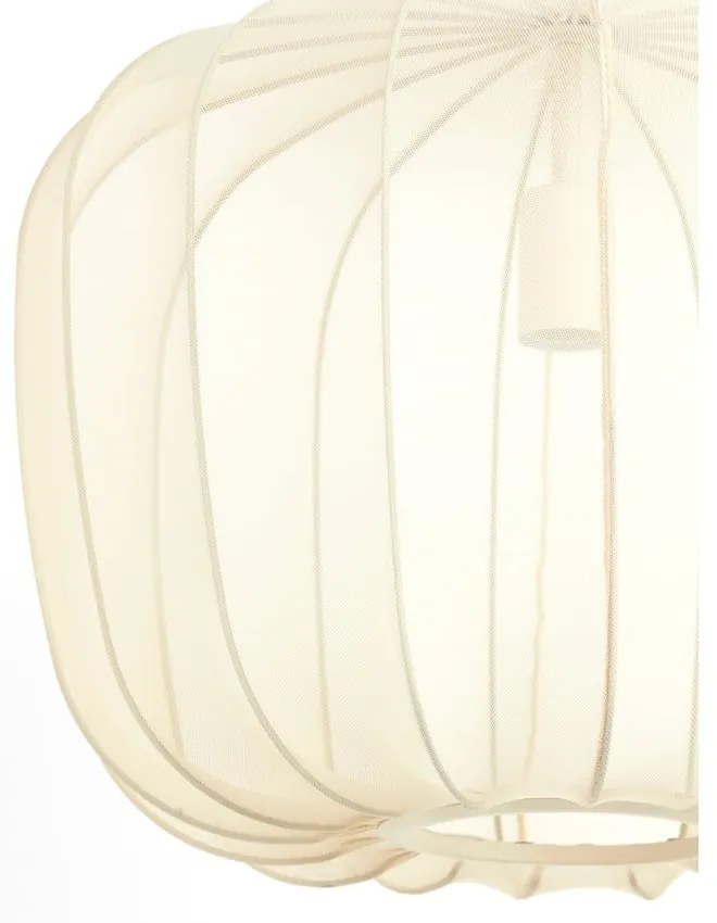 Кремава лампа за таван ø 50 cm Plumeria - Light & Living