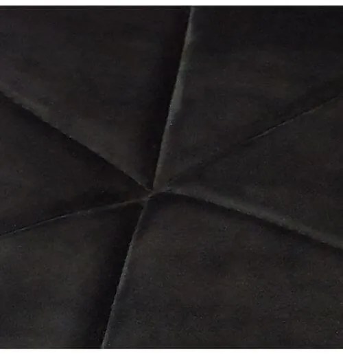 Трапезни столове 4бр кадифе черни CARBON