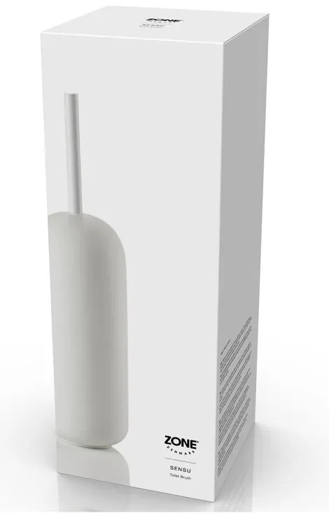 Бяла бетонна четка за тоалетна Sensu – Zone