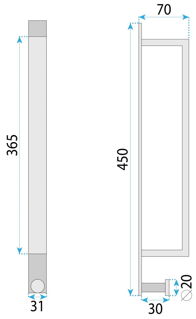 Закачалка за баня Black