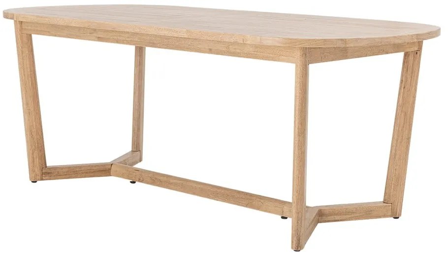 Трапезна маса от масивно каучуково дърво 100x200 cm Serrone – Bloomingville