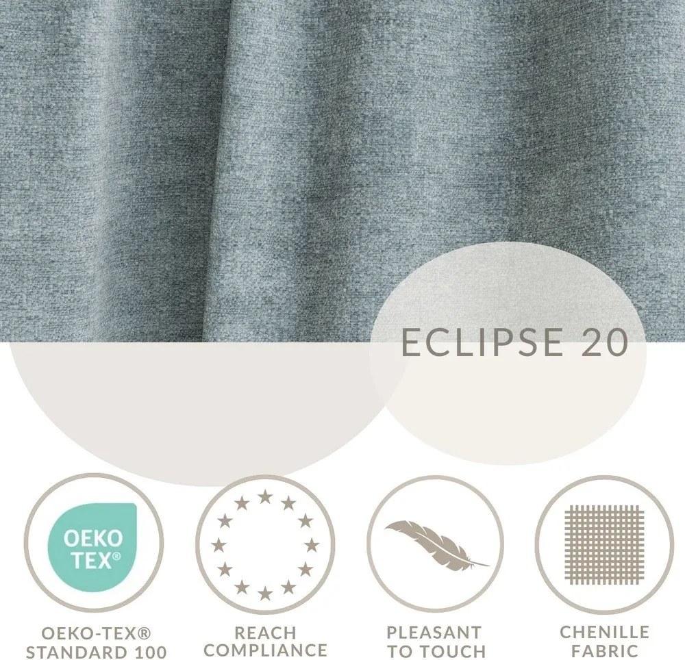 Светлосин шенилов сгъваем/с място за съхранение ъглов диван (ляв ъгъл) Velto – Maison de Rêve