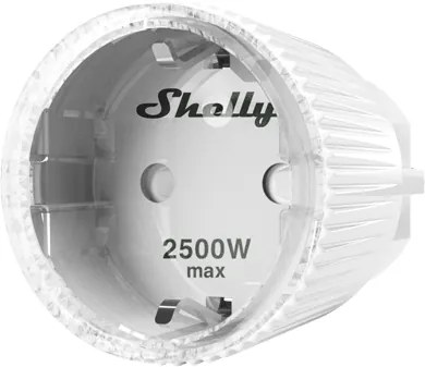 Shelly Адаптер Smart за контакт 1х Шуко 12A с мерител Shelly Plug S - 262061 /до изчерпване/