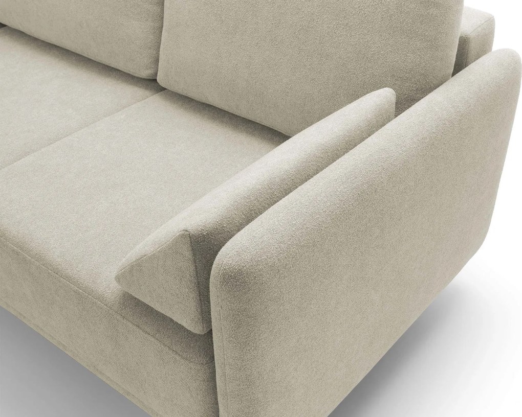 Ъглов диван Bardo-Светло сиво