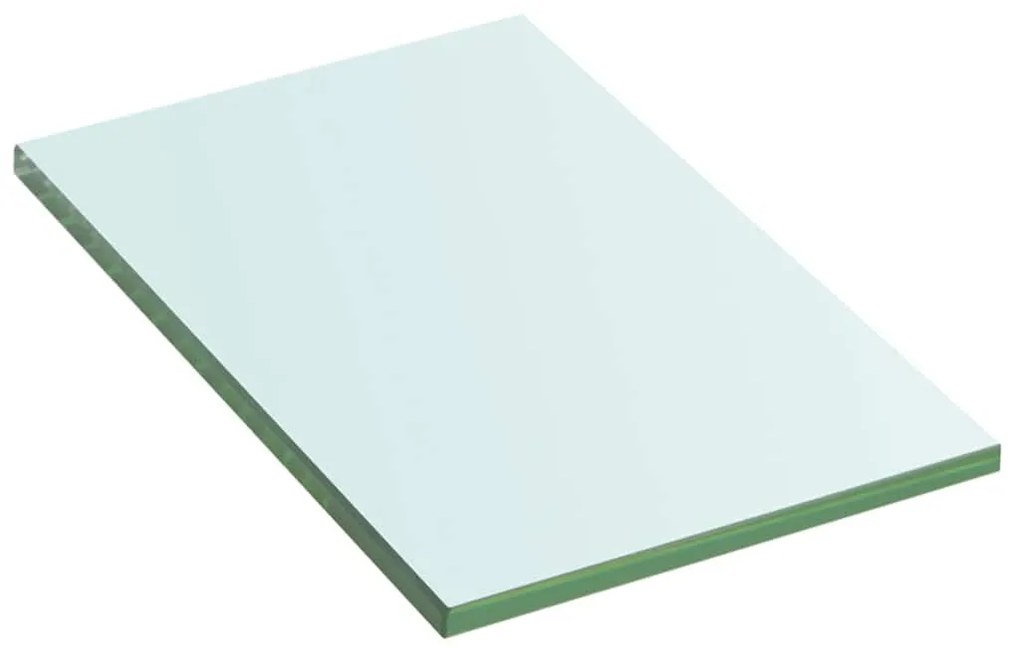 3051542 vidaXL Рафтове, 2 бр, панели прозрачно стъкло, 20x12 см