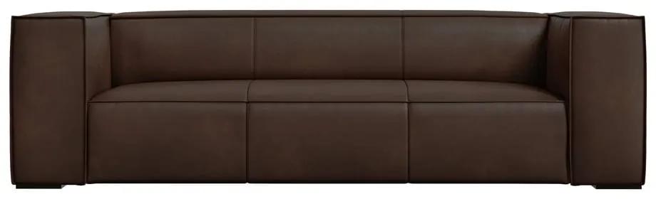 Тъмнокафяв кожен диван 227 см Madame - Windsor &amp; Co Sofas